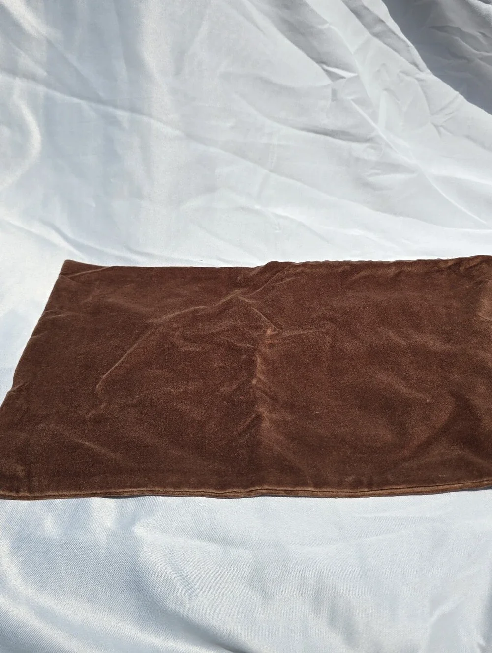 NWT Quince 12x48 Cotton Velvet Chestnut Brown Oversized Lumbar Pillow Cover